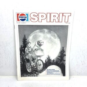 Vtg Pepsi Spirit 1988 Employee Magazine Vol 1 #3 ET the Extra-Terrestrial Movie